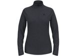 Odlo Camicia A Maniche Lunghe Mid Layer 1/2 Zip Roy Donna Blu L