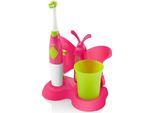 Eta | Toothbrush With Water Cup And Holder | Sonetic ETA129490070 | Battery Operated | For Kids | Number Of Brush Heads Included 2 | Number Of Teeth Brushing Modes 2 | Pink