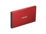 Natec Hdd Enclosure Rhino Go (Usb 3.0. 2.5". Red)"