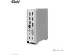 Club3D CLUB3D Docking Station (Involucro In Metallo) 1X Usb Gen2 Tipo-C Femmina (Dati) 2X Usb Gen2 Tipo-A Femmina 1X Usb Gen1 Tipo-A Femmina 1X Usb Tipo-A (Rosso) Porta Di Ricarica Intelligente 5V/2,4A Max. - 2X Hdmi™ (Modalità Dp Alt) 1X Dp™ (Modalità Dp Alt) Hdr 1X Vga 1X RJ45 1 + 120 W