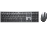 Dell KM7321W Tastiera Mouse Incluso Office Rf Wireless + Bluetooth Qwerty Grigio Nordico, Titanio