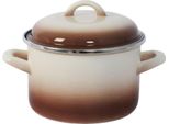 Pentola + Coperchio Diametro 18Cm 3L Capuccino