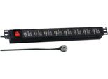 Efb EK631USB.1 Efb 19''1HE Steckdosenl. 16X Usb A Mit Schalter 3M, Schwarz