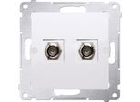 Presa 2 X Sat "F"" Simon 54 Modulo Premium Bianco"