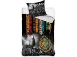 Biancheria Da Letto In Cotone Harry Potter - Notte A Hogwarts