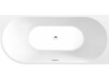 Vasche Aqualine - Vasca Da Bagno Angolare Tibera, 1700X800 Mm, Destra, Bianco E1015
