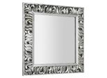Sapho Mirrors - Specchio Zeegreas In Cornice, 900X900 Mm, Argento IN401