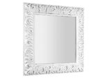 Sapho Mirrors - Specchio Zeegreas Con Cornice, 900X900 Mm, Bianco IN395