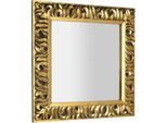 Sapho Mirrors - Specchio Zeegreas In Cornice, 900X900 Mm, Oro IN416