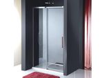 Polysan Altis Line - Porta Doccia In Due Pezzi 1270-1310 Mm, Alluminio Lucido/Vetro Trasparente AL4015C