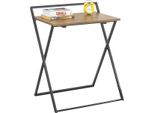 Sobuy FWT88-F Piccola Scrivania Pieghevole Scrivania Per Computer Tavolo Da Lavoro Casa Ufficio Snack Tavolo Pieghevole Tavolo Laterale Wd Circa 63X77X45Cm