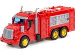 Polesie 86518 Camion Dei Pompieri 'Profi' Con Azionamento, Luce, Suono In Scatola