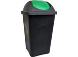 Cestino Per Rifiuti Con Coperchio Basculante, Verde