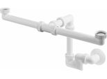 Sifone Doppio Per Lavabo 5/4", DN40, Bianco"