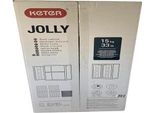 Armadio In Plastica Keter Jolly 68 Cm X 85 Cm X 39 Cm Grigio Scuro