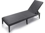 Sdraio Da Giardino In Plastica Toomax Numana Graphite