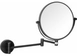 Sapho X-Round - Specchio Cosmetico, Nero XR006B
