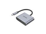 Unitek D1049A Dock/Replicatore Usb 2.0 Type-C Per Laptop Argento