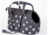 Hobbydog Borsa Da Trasporto Per Cani Borsa Da Trasporto Per Cani Borsa Da Trasporto - Taglia: M - Grafite Con Zampe