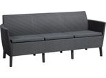 Divano Da Giardino Keter Salemo - 187 X 67 X 76 Cm - Grafite