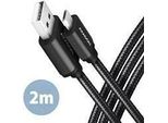 Axagon Axagon BUMM-AM20AB Cavo Usb 2.0 2 M Micro-Usb B Usb A Nero