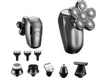 Inf Rasoio/Rifinitore 6 In 1 Per Testa E Viso Grigio Scuro