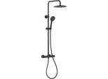 Set Doccia Kfa Moza Con Doccia A Pioggia E Miscelatore Termostatico, Nero (5736-910-81)