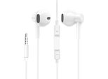 Cuffie Cablate Con Jack Da 3,5 Mm Con Telecomando E Microfono - Bianco