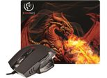 Rebeltec Red Dragon Game Set Mouse & Mouse Pad