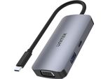 Unitek P5 Trio Usb 3.2 Gen 1 (3.1 Gen 1) Tipo-C Grigio