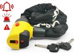 Lucchetto Per Bicicletta Con Sistema Di Allarme - Lucchetto A Catena Con Allarme Antifurto 90 Cm