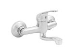 Miscelatore Per Lavabo A Parete Cromato Invena Mitris