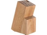 Supporto In Legno Per 13 Coltelli Brillante 22 X 17 X 13 Cm