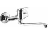 Aqualine 35 Rubinetto A Parete, Interasse 150 Mm, Cromo