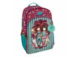 Zaino Scuola Gorjuss Fireworks Rosso Granata (29 X 45 X 17 Cm)