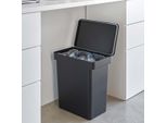 Yamazaki Cestino Per Rifiuti Organici Cucina Ermetico Separabile 25L Nero
