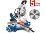 Troncatrice Scheppach HM305SL Con Laser | Altezza Di Taglio Max 180 Mm | Lunghezza Di Taglio 340 Mm | Prolunga A Tromboncino 48° Inclinabile Su Entrambi I Lati E Avviamento Dolce
