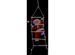 Babbo Natale Su Una Scala, Illuminazione A Led