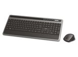 Hama 00182685 Hama KMW-600 Tastatur-Maus-Set Kabellos Schwarz, Anthrazit
