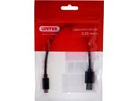 Unitek Unitek Cable USB-C - USB-A 3.1 M/M 0.25M Y-C490BK