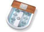 Beurer FußMassagebad 650W Heizbar Vibra Sprudel 3Temp 3Aufs Ws-Holz