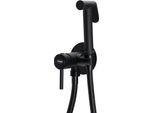 Aqualine Bidet - Miscelatore Da Incasso Per Bidet Con Doccia, Nero Opaco SK302B