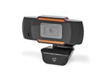 Webcam | Full Hd@30Fps | Messa A Fuoco Rapida | Microfono Incorporato | Nero