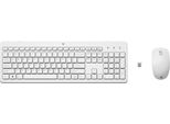 Tastiera Con Mouse Hp 3L1F0AA Azerty Francese Bianco Nero