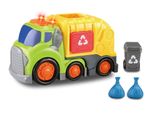 Wiky Kiddy Camion Della Spazzatura Con Effetti 19,5 Cm Bidone Della Spazzatura