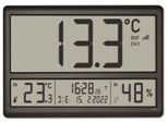Tfa Dostmann 60.4523.01 Orologio Da Parete Radiocomandato 360 Mm X 235 Mm X 28 Mm Nero Grande Display (60.4523.01)