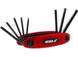 Set Di Chiavi Torx 8 Pezzi T9-T40, Crv, Nero