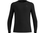 Odlo Bl Top Crew Neck L/S Merino 200 Men's T-Shirt Size M Black