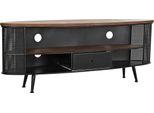 Mobile Tv In Metallo Abete Dkd Home Decor (150 X 39 X 58 Cm)