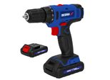 Trapano/Avvitatore, Dedra Ded7880B 18V, 2X1,5Ah Li-Ion, Mandrino 0,8-10Mm, 2 Marce, 30Nm, 21+1 Impostazioni Di Coppia, Led